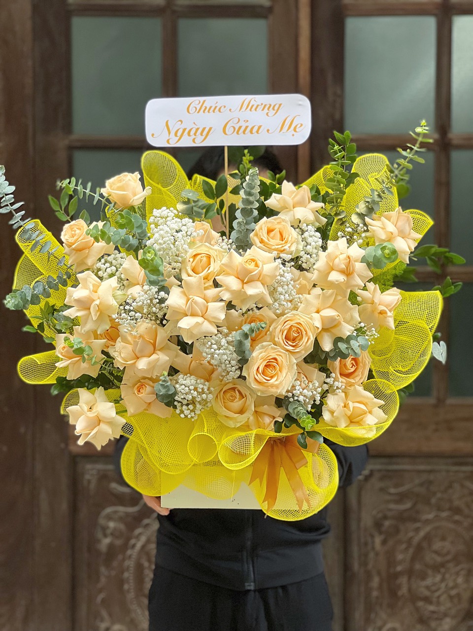 Giỏ hoa đẹp - HG004
