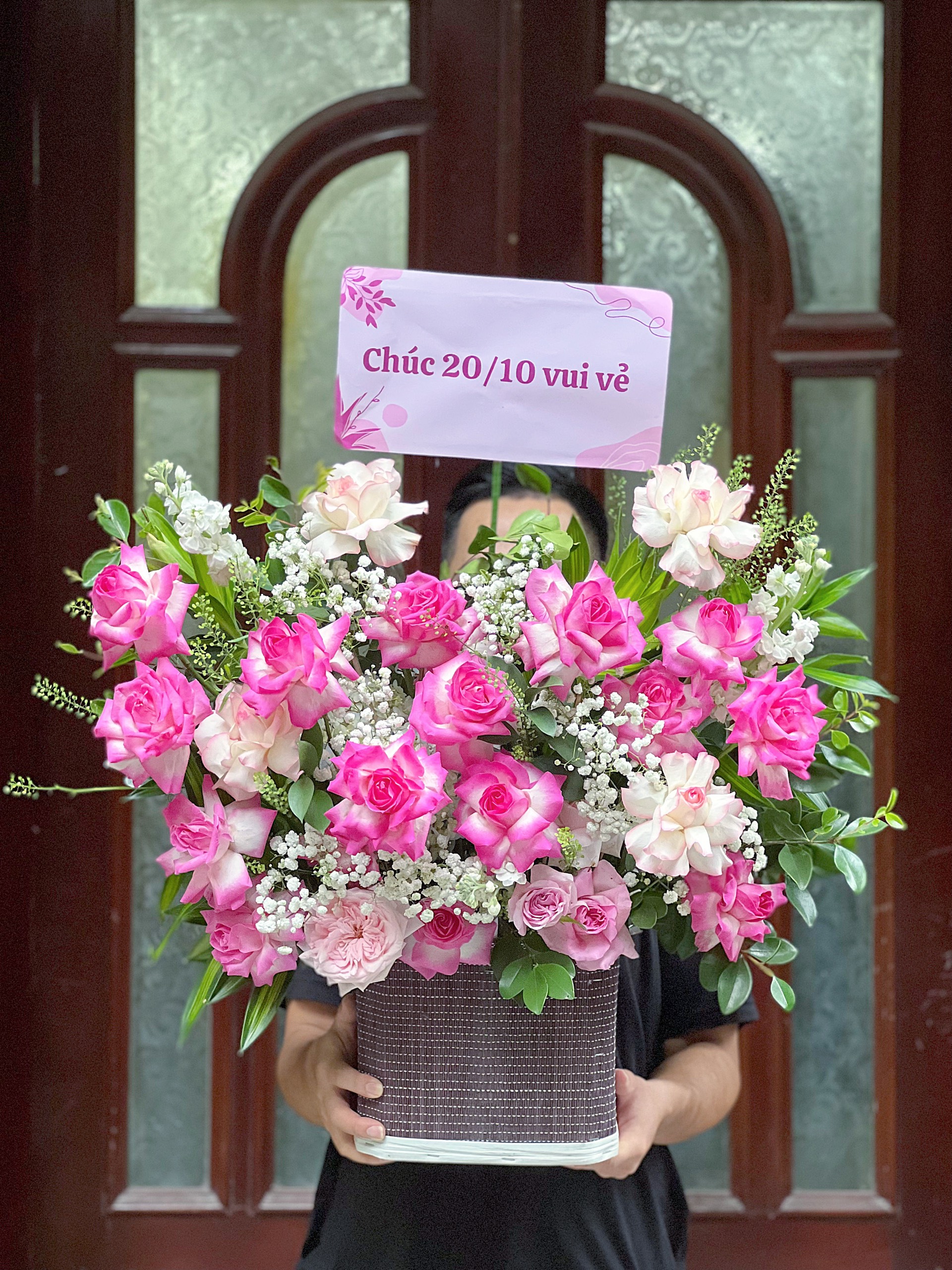 Giỏ hoa đẹp - HG003