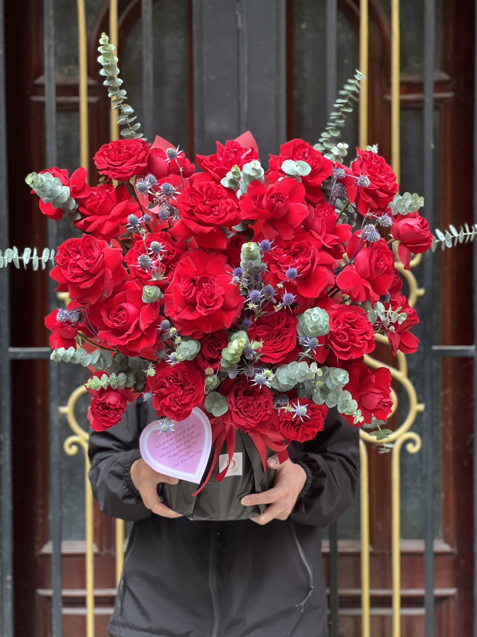 Giỏ hoa đẹp - HG006