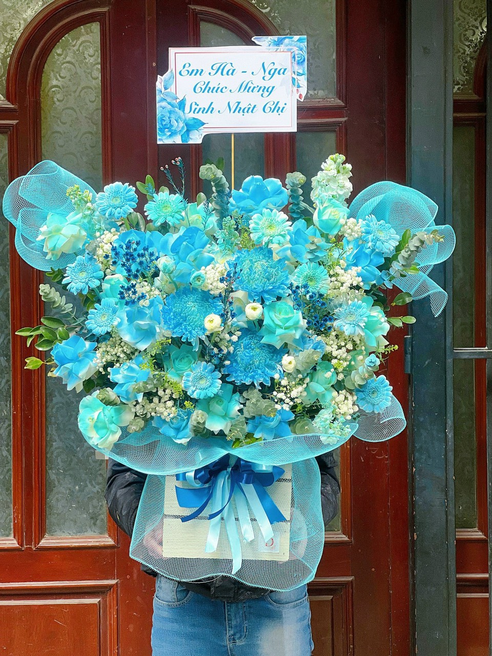 Giỏ hoa đẹp - HG011