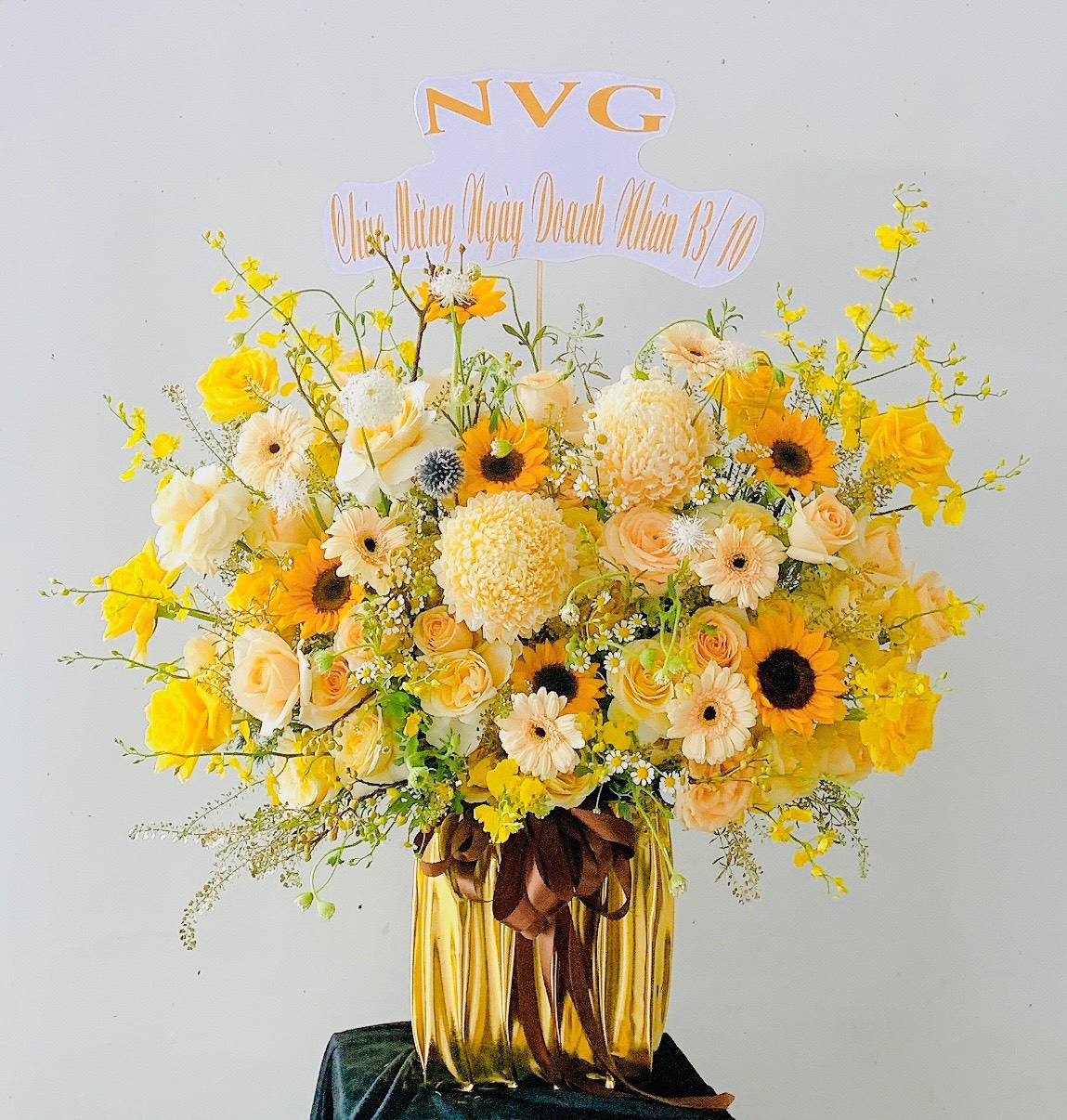 Giỏ hoa đẹp - HG030
