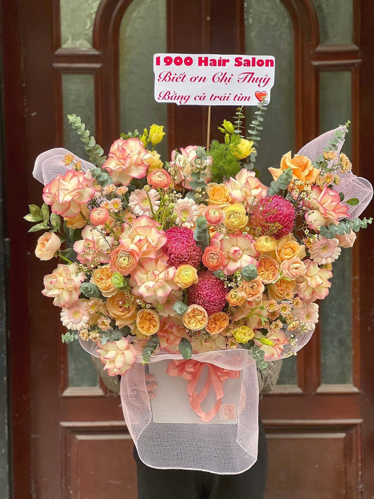 Giỏ hoa đẹp - HG010