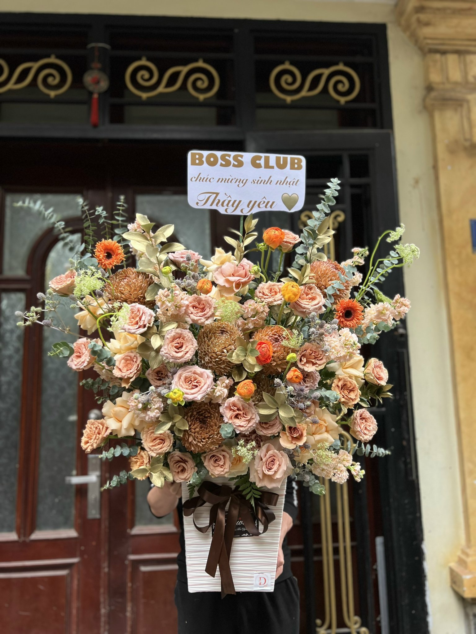 Giỏ hoa đẹp - HG017