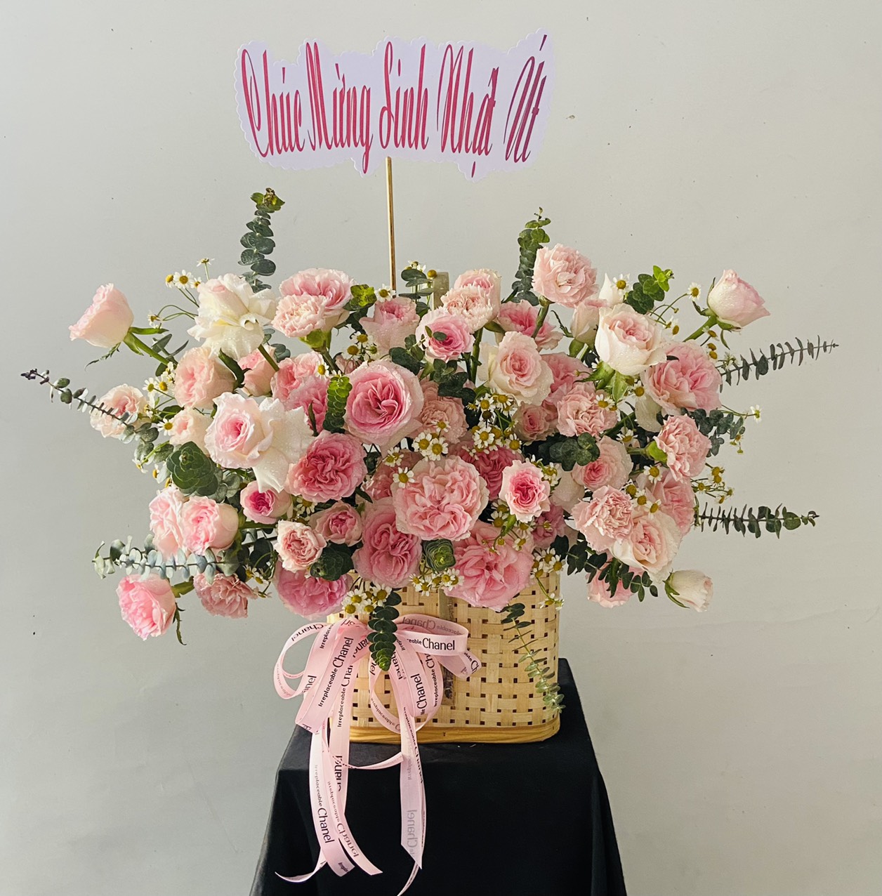 Giỏ hoa đẹp - HG022