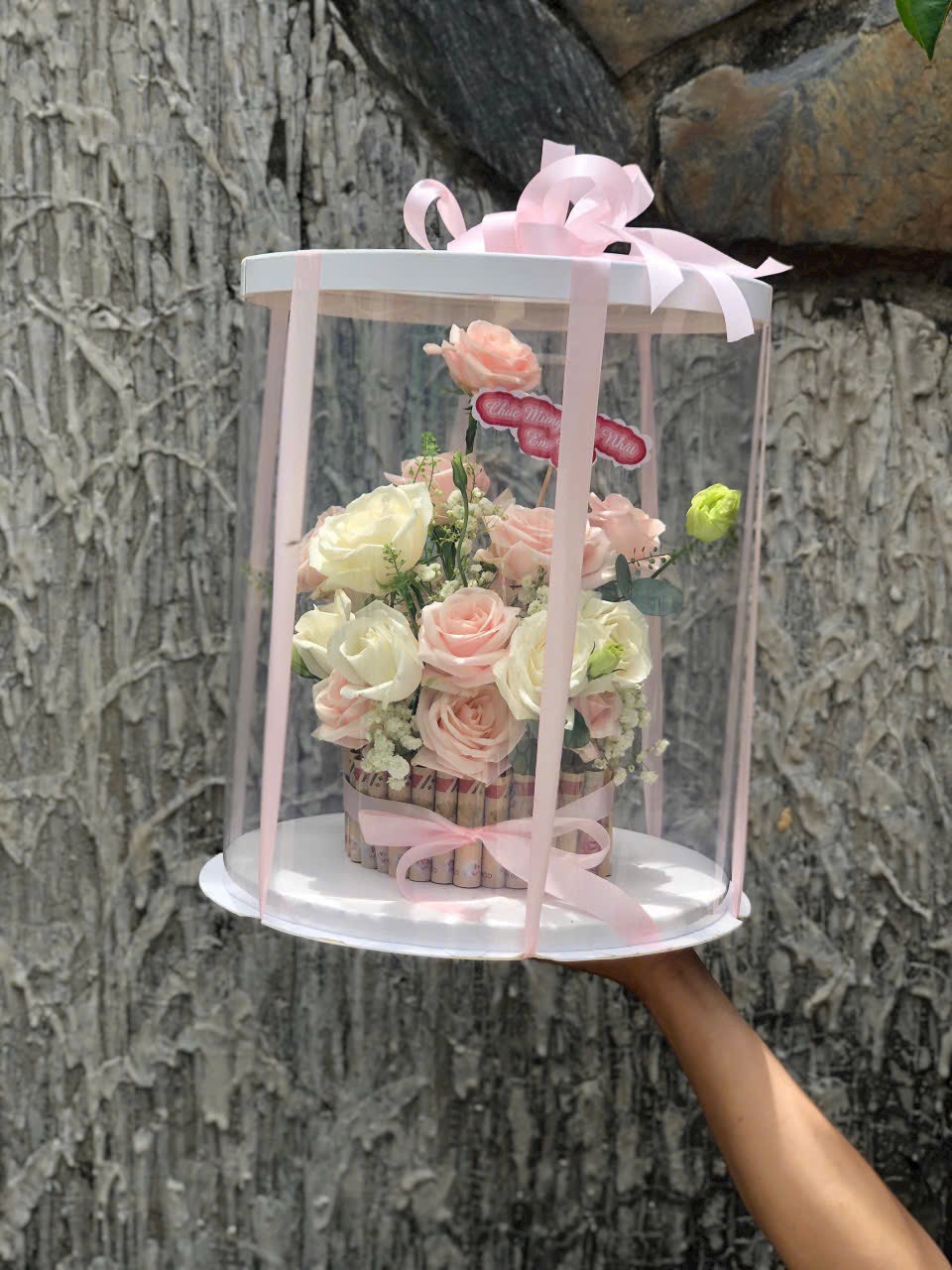 Giỏ hoa đẹp - HG045